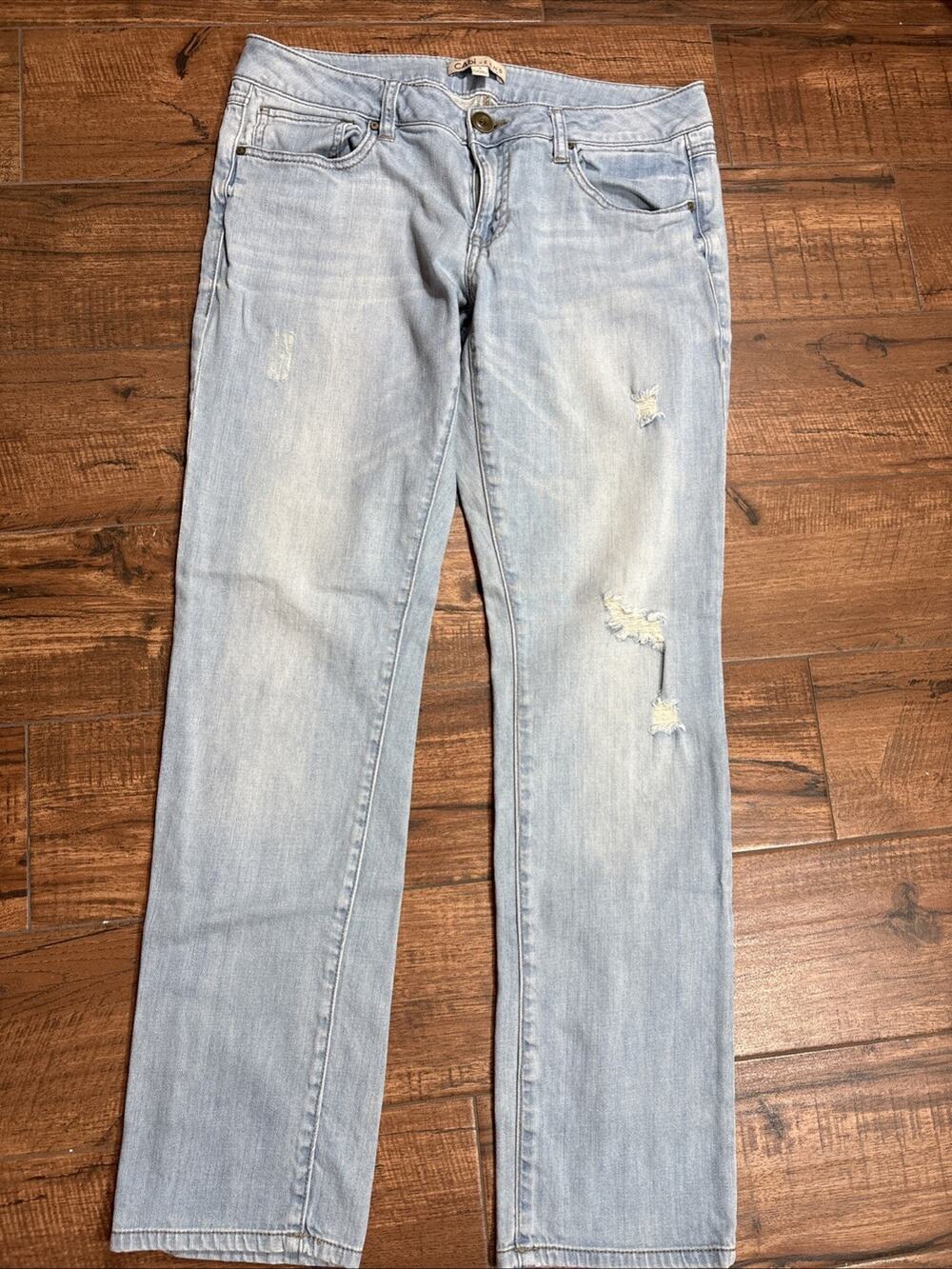CAbi Deconstructed Brett Jeans Size 6 Destroyed #748 $108